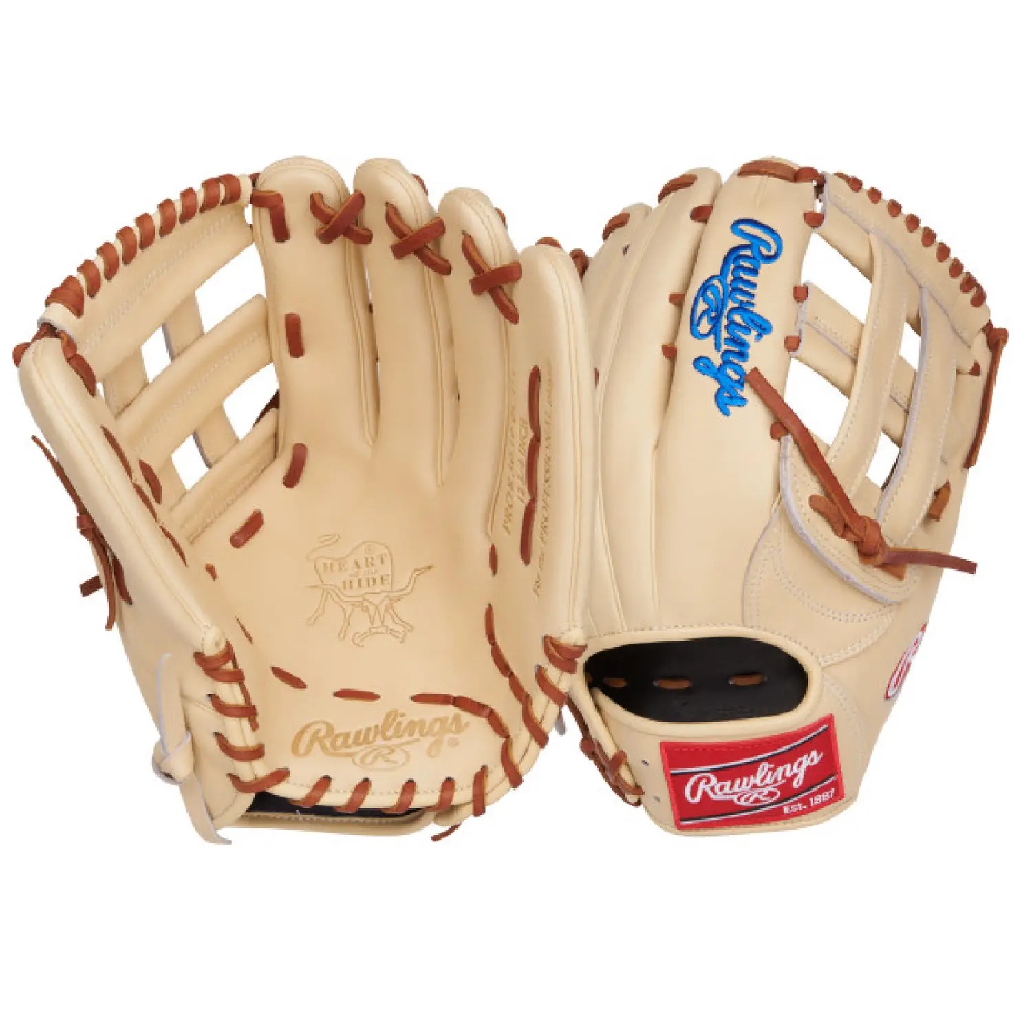 Rawlings 12.75-inch Outfield Glove | Heart of the Hide | PROR3039-6CDT