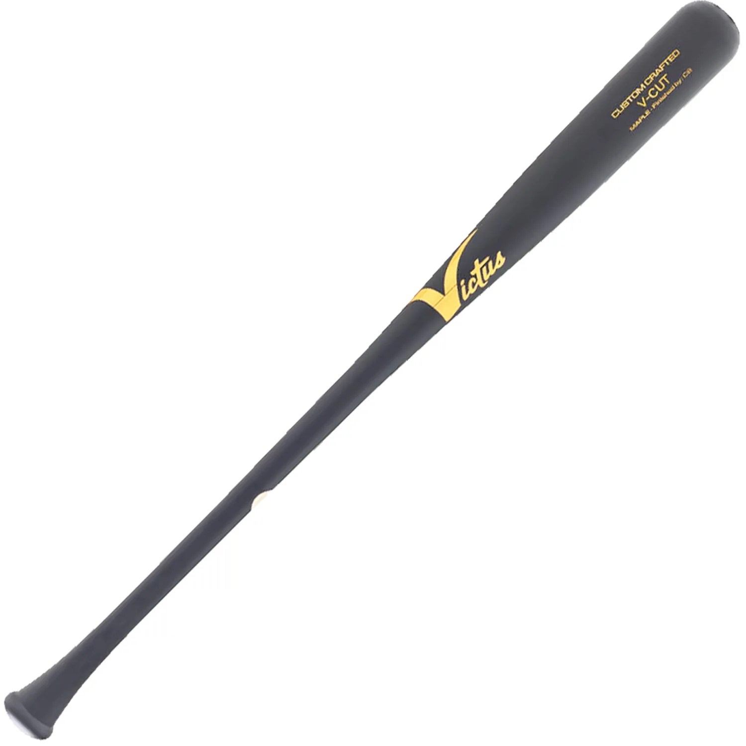 Victus V-Cut Maple Adult Bat | Flat Charcoal | Protech Products