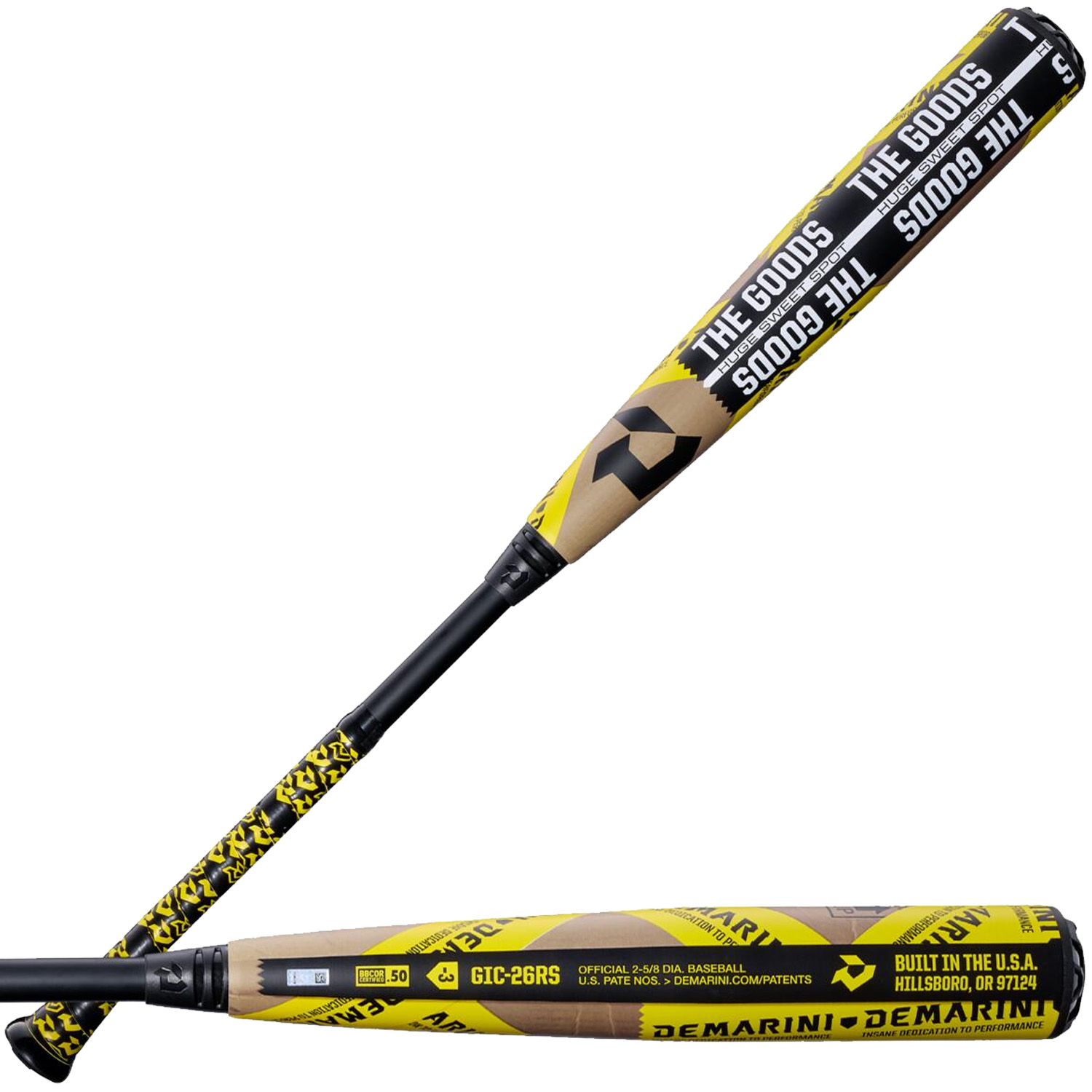 2026 DeMarini The Goods Return To Sender BBCOR Bat (-3) | Half 'n' Half | Special Edition | WBD2659010