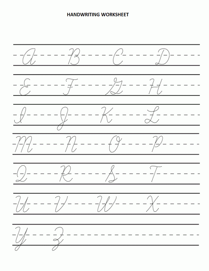 tracing cursive letters worksheets free name tracing generator free