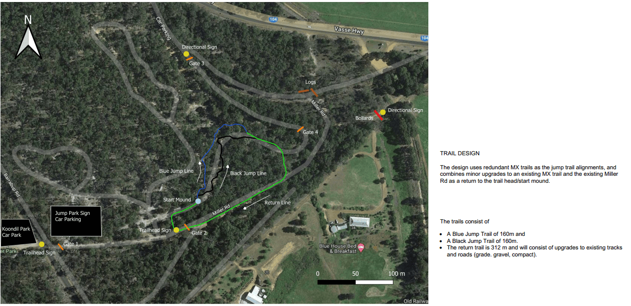News Story Freestyle Mountain Bike Jump Park At Miller Road Shire CaptureFJP Map 