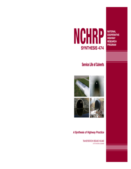 Chapter Four Pipe Materials Service Life Of Culverts The