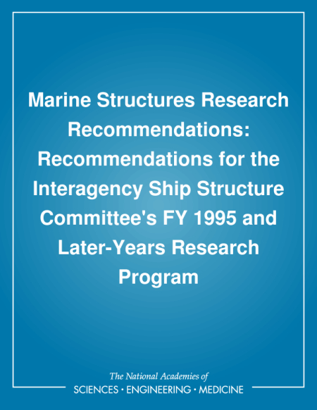 Marine Structures Research Recommendations Recommendations