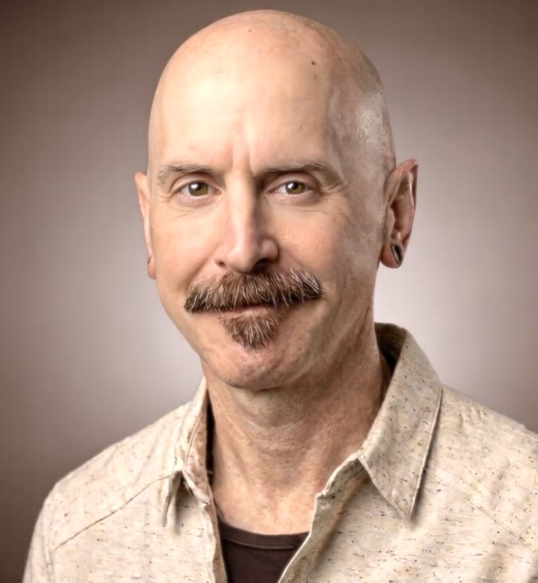A man with a goatee