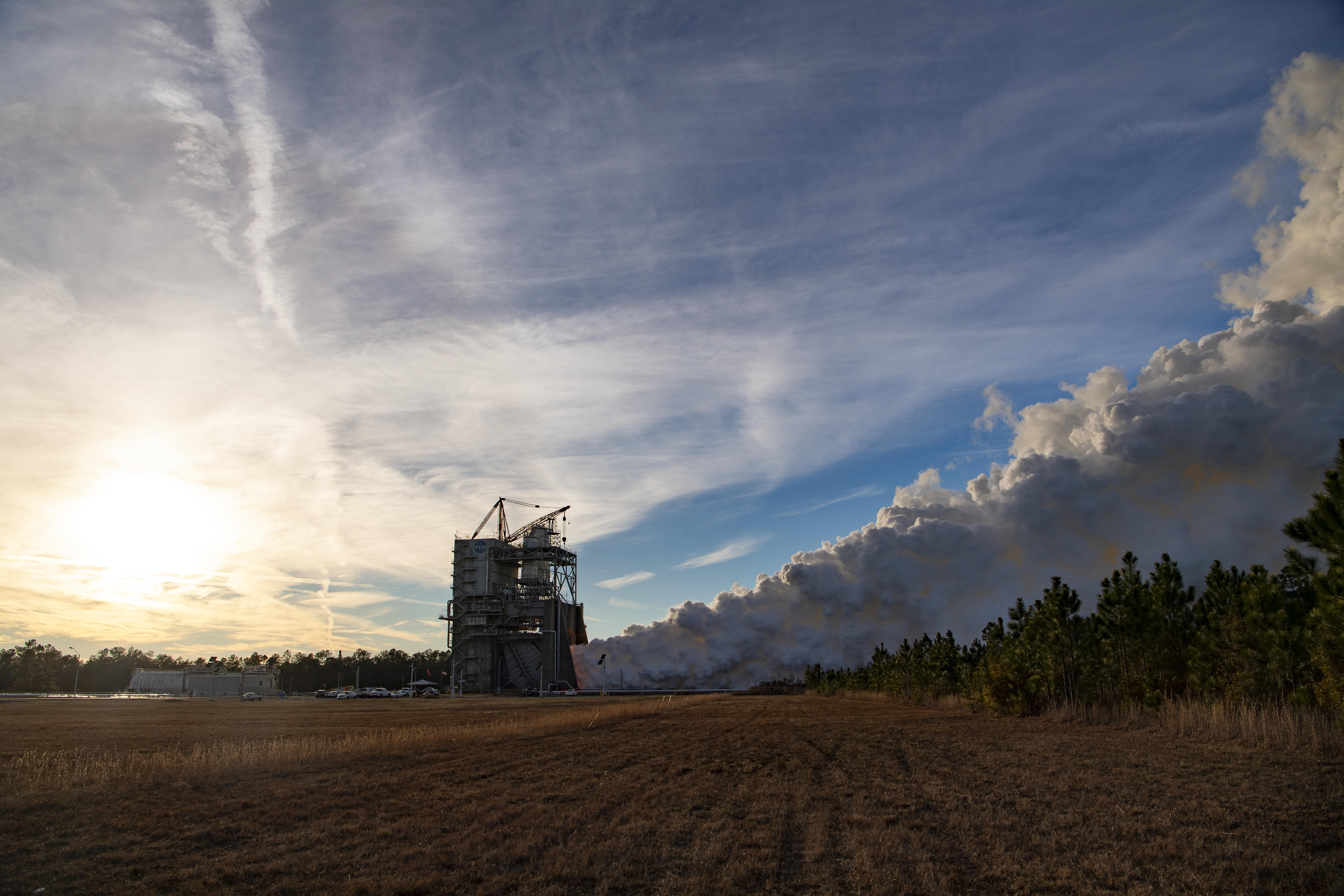 First Hot Fire Test of the Year for Artemis – NASA
