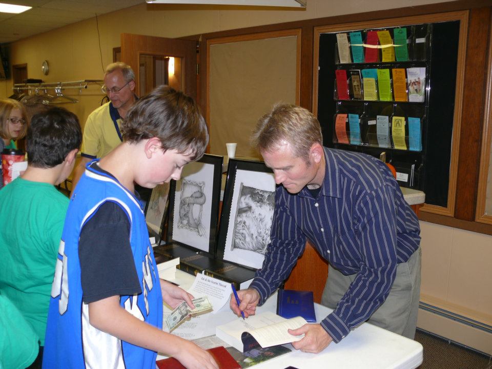 Nathan book signing Book signing