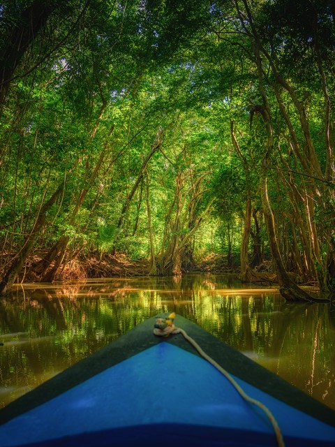 Row boat on the Indian River