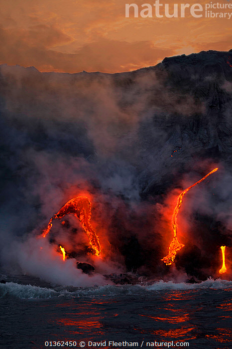 Day 3 is another early day so try packing your bags before you go out for breakfast and start your 2+ hour drive to volcano village directly after. Nature Picture Library Lava Flows Into The Pacific Ocean At Dawn Off The Big Island Of Hawaii Volcanoes National Park Hawaii David Fleetham