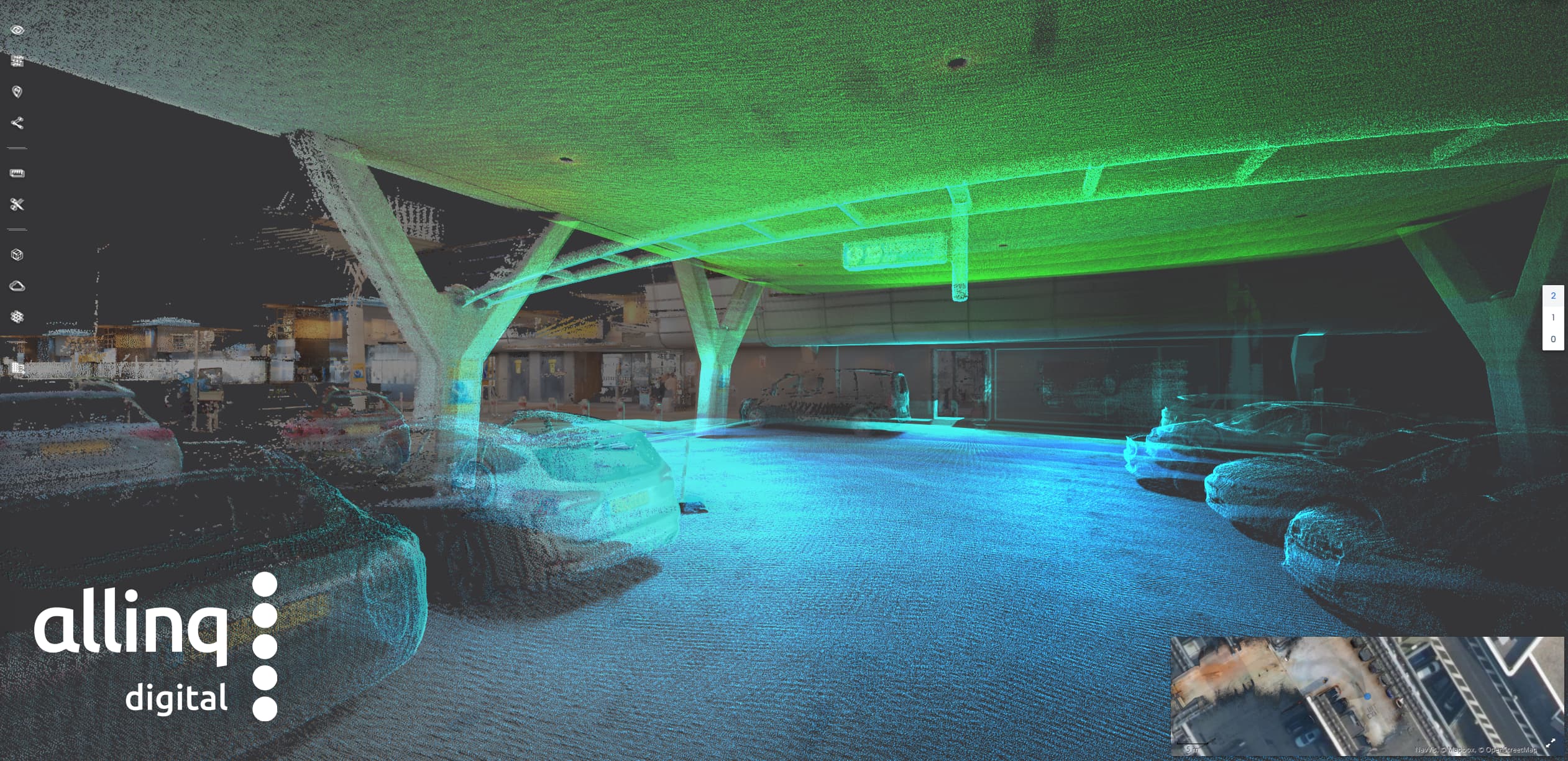 Digital Trench Allinq Digital - Space Pattern Collection - Desktop Quality