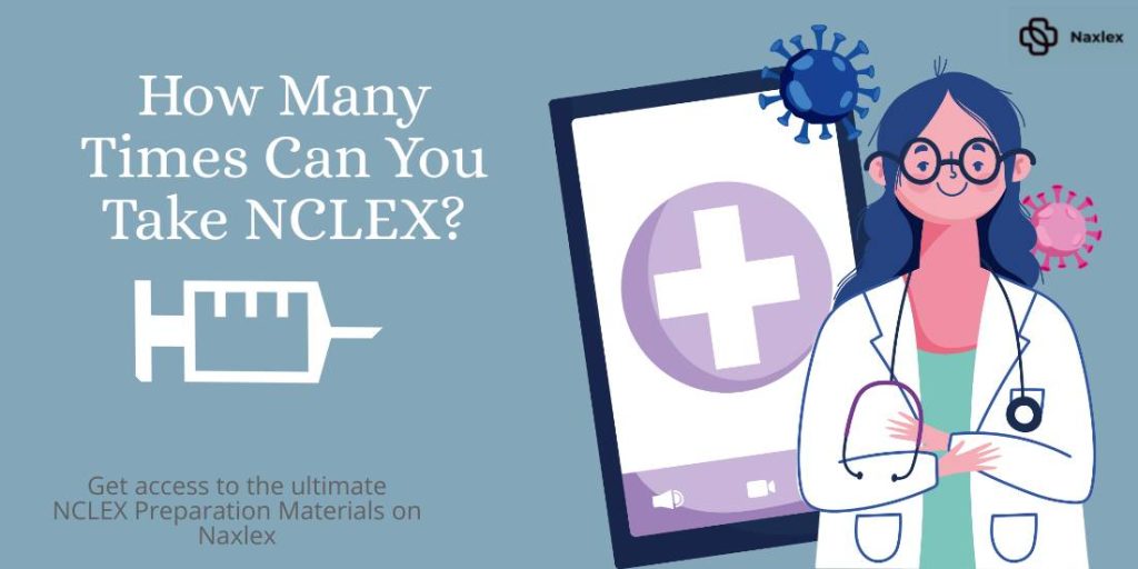 How many times can you take nclex?