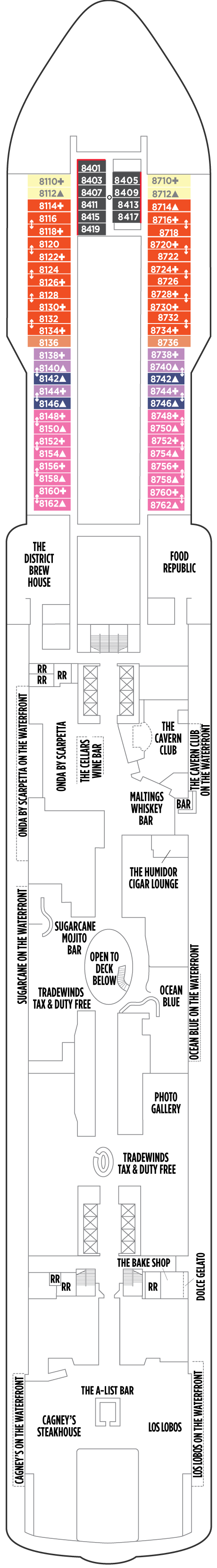 Norwegian Encore Cruise Ship Deck Plans Norwegian Cruise Line