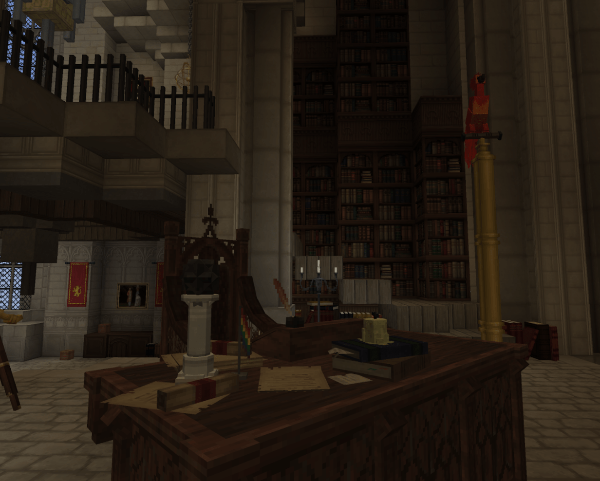 推坑分享 Floo Network 團隊製作 Minecraft Rpg 霍格華茲魔法學校地圖 夜貓購night Owls
