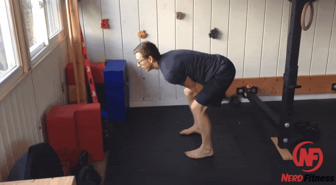 kettlebell workout 20 minute beginner routine worksheet nerd fitness