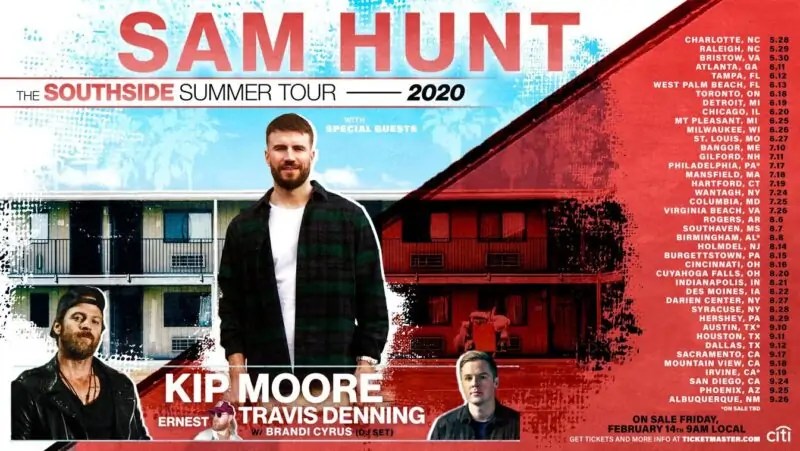 Sam Hunt Announces New Album and Tour Nerds and Beyond