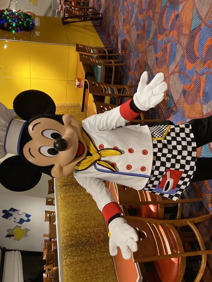 Mickey Mouse at Chef Mickeys at the Contemporary Resort