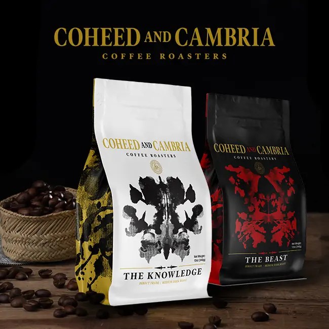 Coheed and Cambria Unveil New Coffee Line