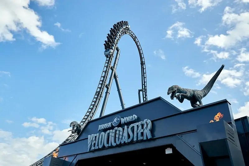 ‘Jurassic World’ VelociCoaster To Open at Universal Orlando Resort This June