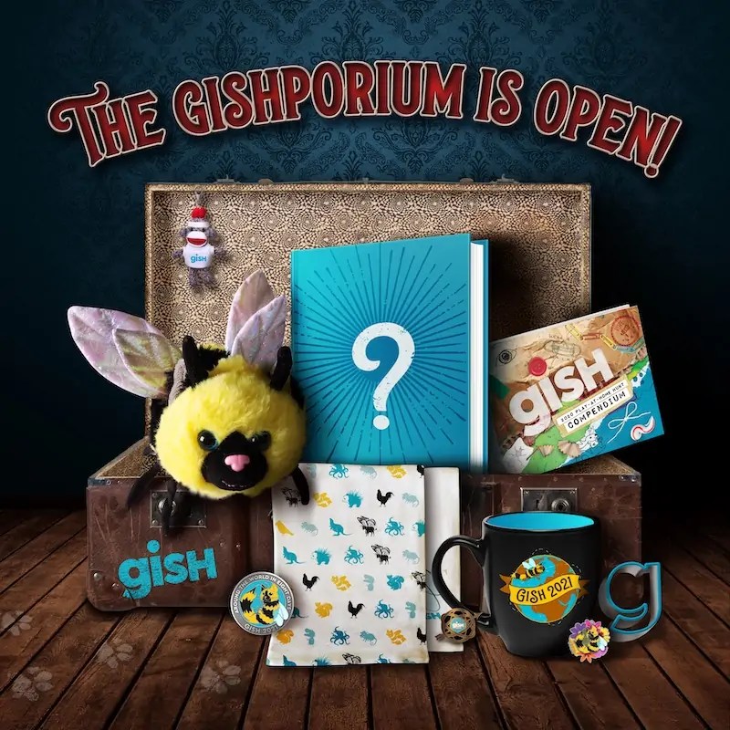 Get Your 2021 GISH Goodies at The Gishporium!