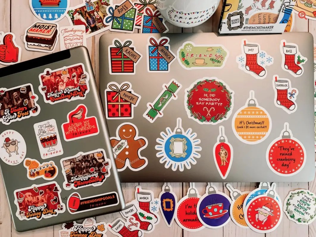 Celebrate the Upcoming Holidays with this ‘Friends’ Decal Set