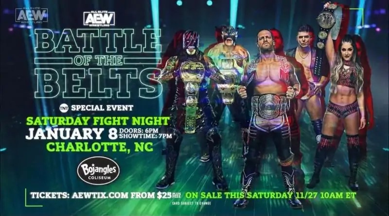AEW Announces Date for First-Ever Battle of the Belts Event