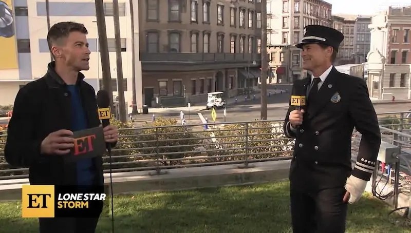 ‘9-1-1: Lone Star’: Matt Cohen Interviews Cast for Entertainment Tonight