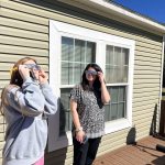 Blue Mountain Library  enjoying the eclipse