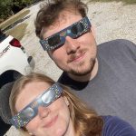 Blue Mountain Library  enjoying the eclipse