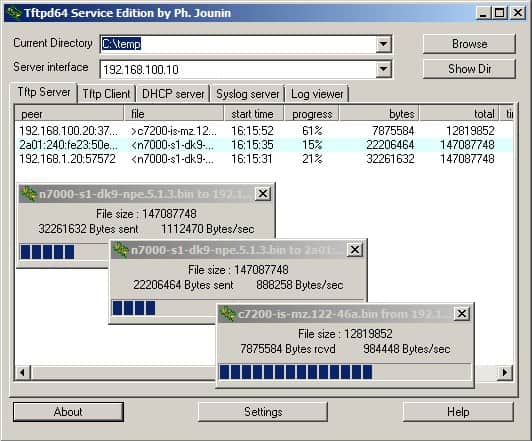 Best free tftp servers for windows