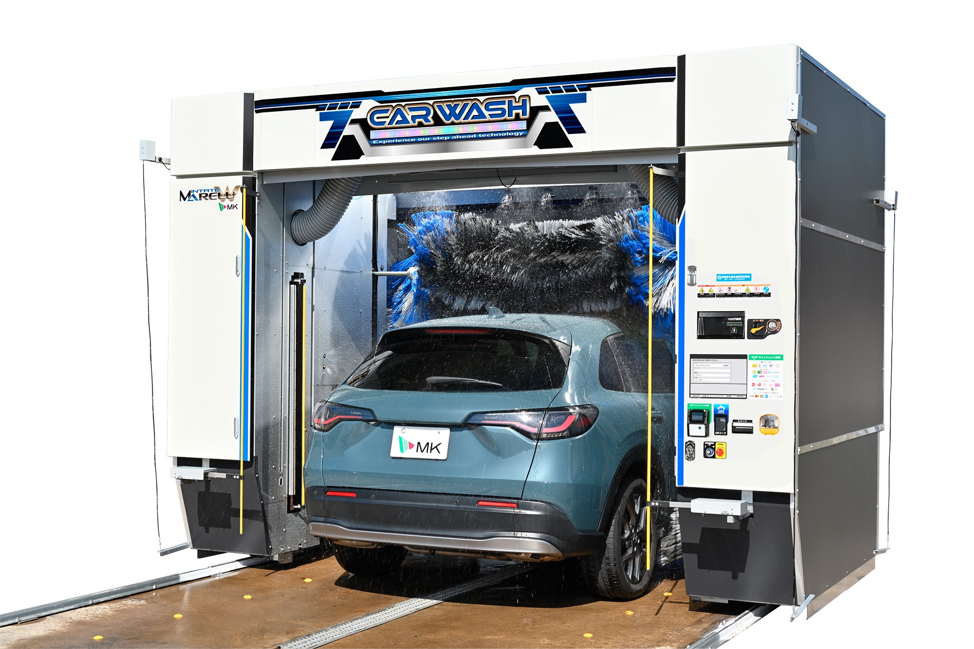 エムケー精工、11月24日にセルフ門型洗車機「マレルワイド」の受注開始　間口広げ大柄な車両に対応