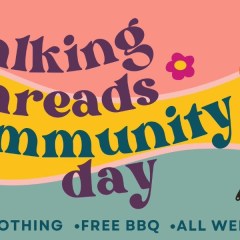 Three tonnes of clothing for free in Talking Threads community day