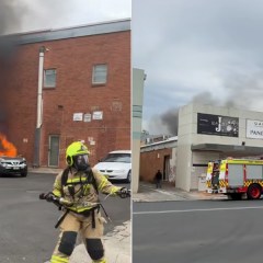 Car destroyed in fire behind Tamworth's Atrium