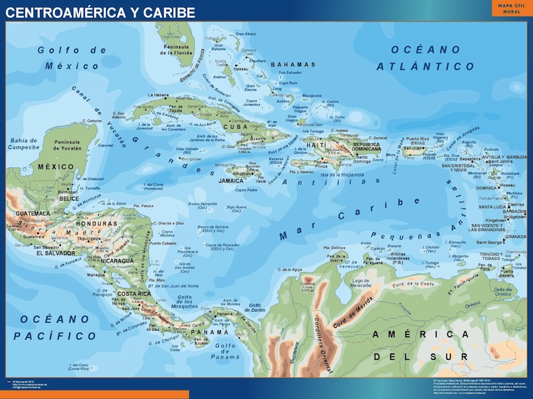 Mapa Mapas Gigantes Para Mexico Y El Mundo De Pared Murales Mapa 