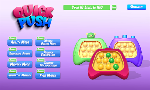 quick push toy