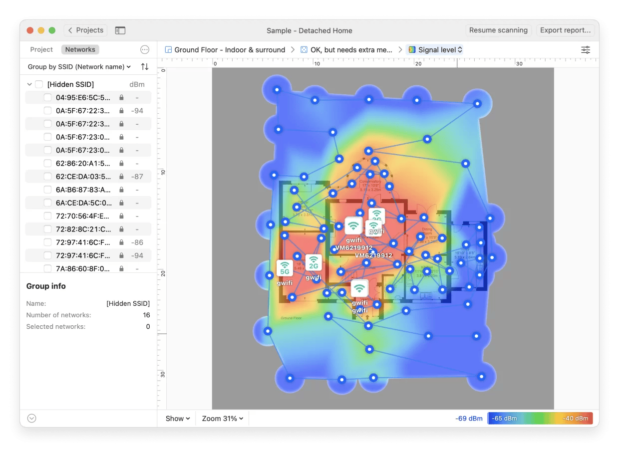 Wireless Heatmaps Explained Optimize Your Wi Fi Performance NetSpot Heatmap Signal To Noise Ratios@2x 