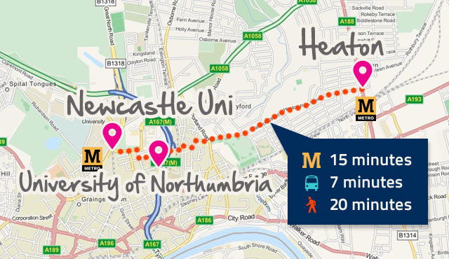 Student Flats Heaton Newcastle Student Housing Heatonmap 