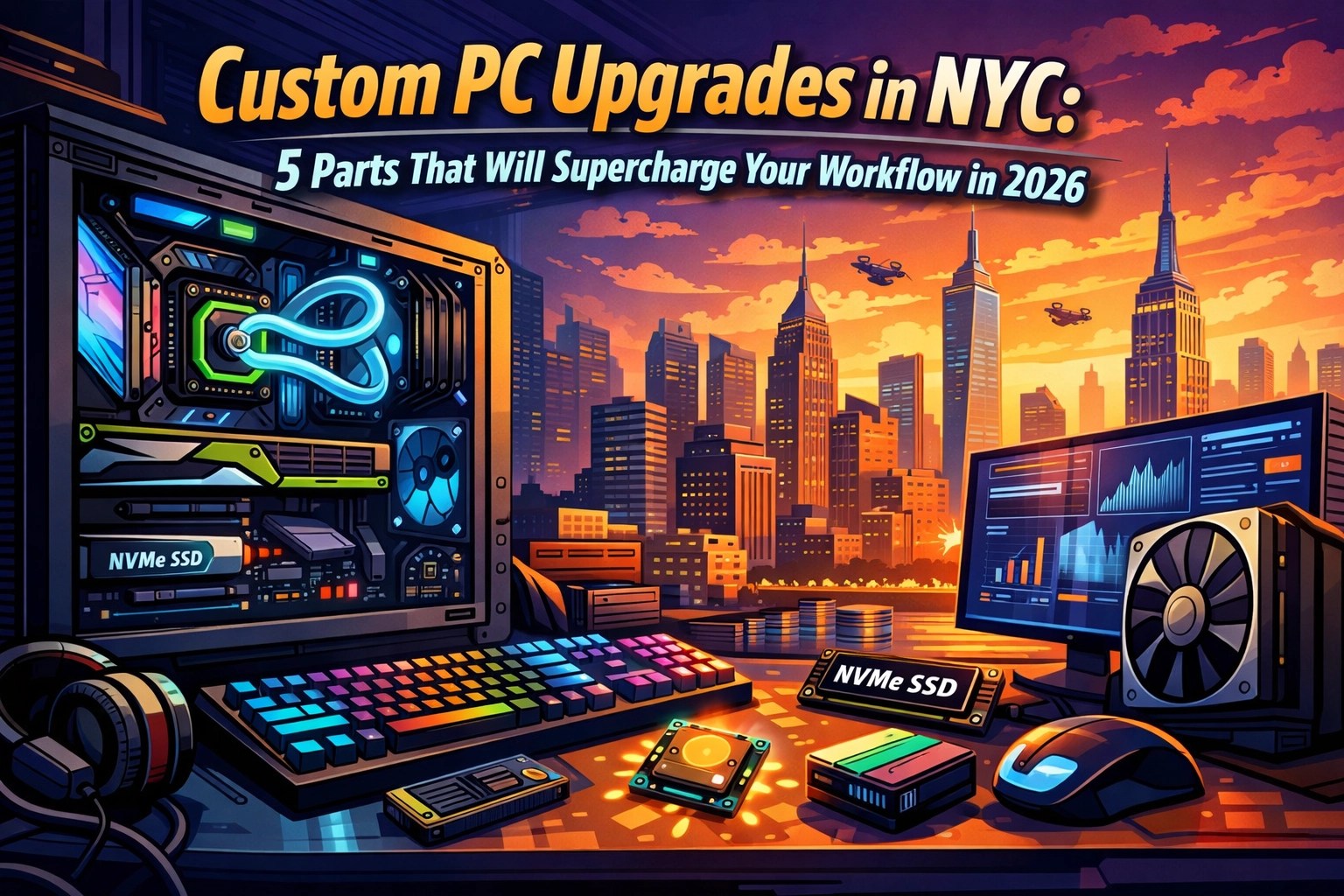Custom PC Upgrades In NYC 5 Parts That Will Supercharge Your Workflow M5