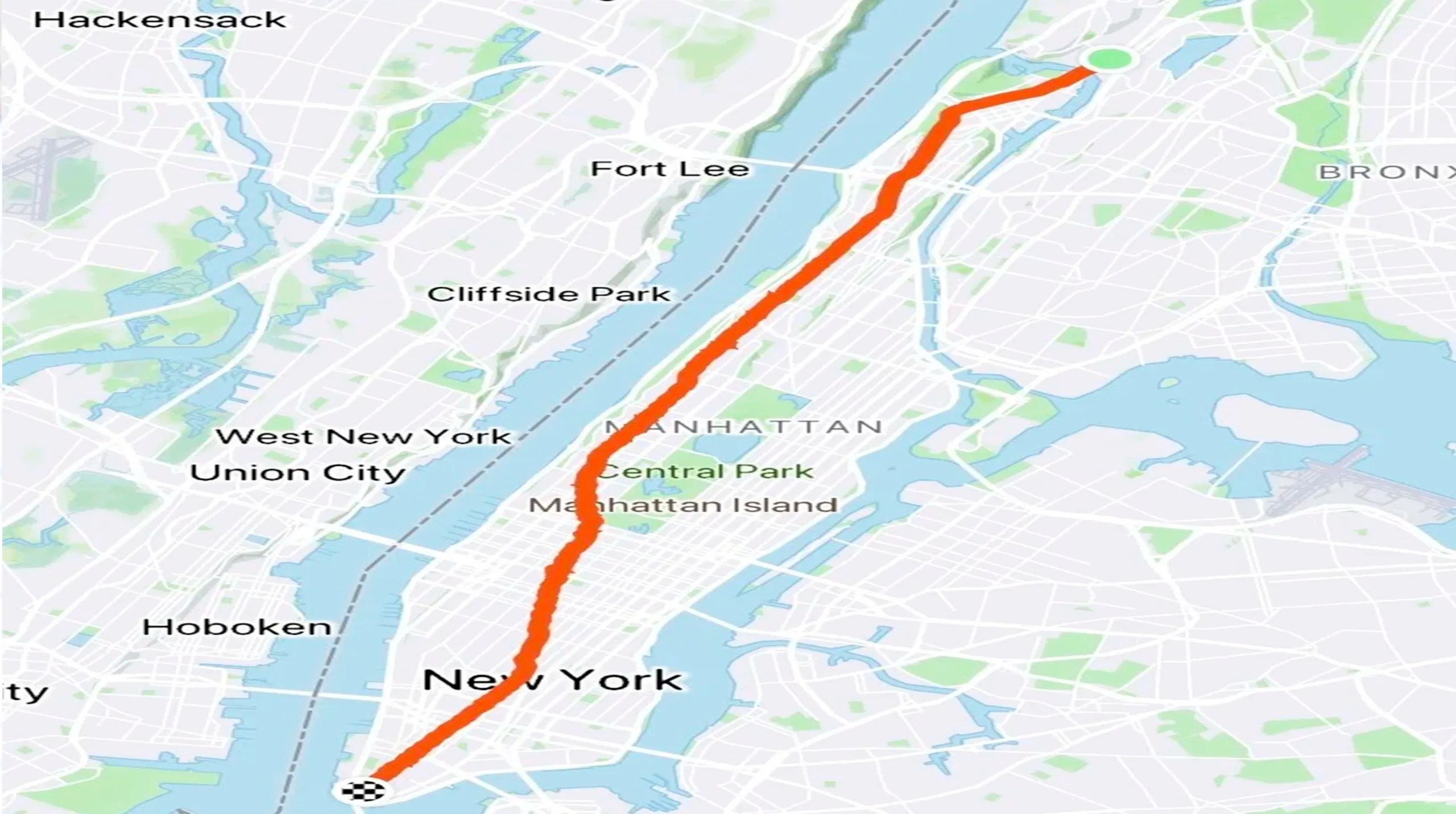 broadway in new york -map