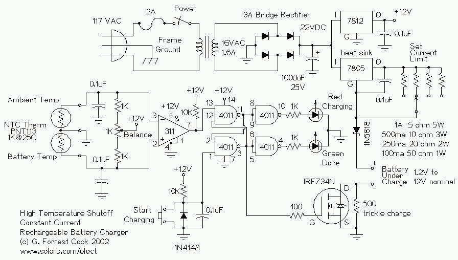 18v Lithium Ion Battery Charger Schematic
