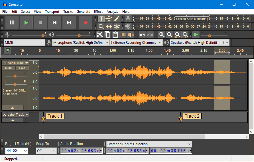 How to reduce background noise on an audio file on windows