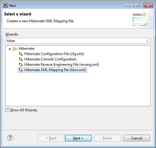 How to create hibernate mapping XML file automatically using hibernate tools