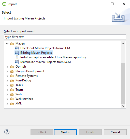 How to import maven spring boot project in Eclipse / STS ?