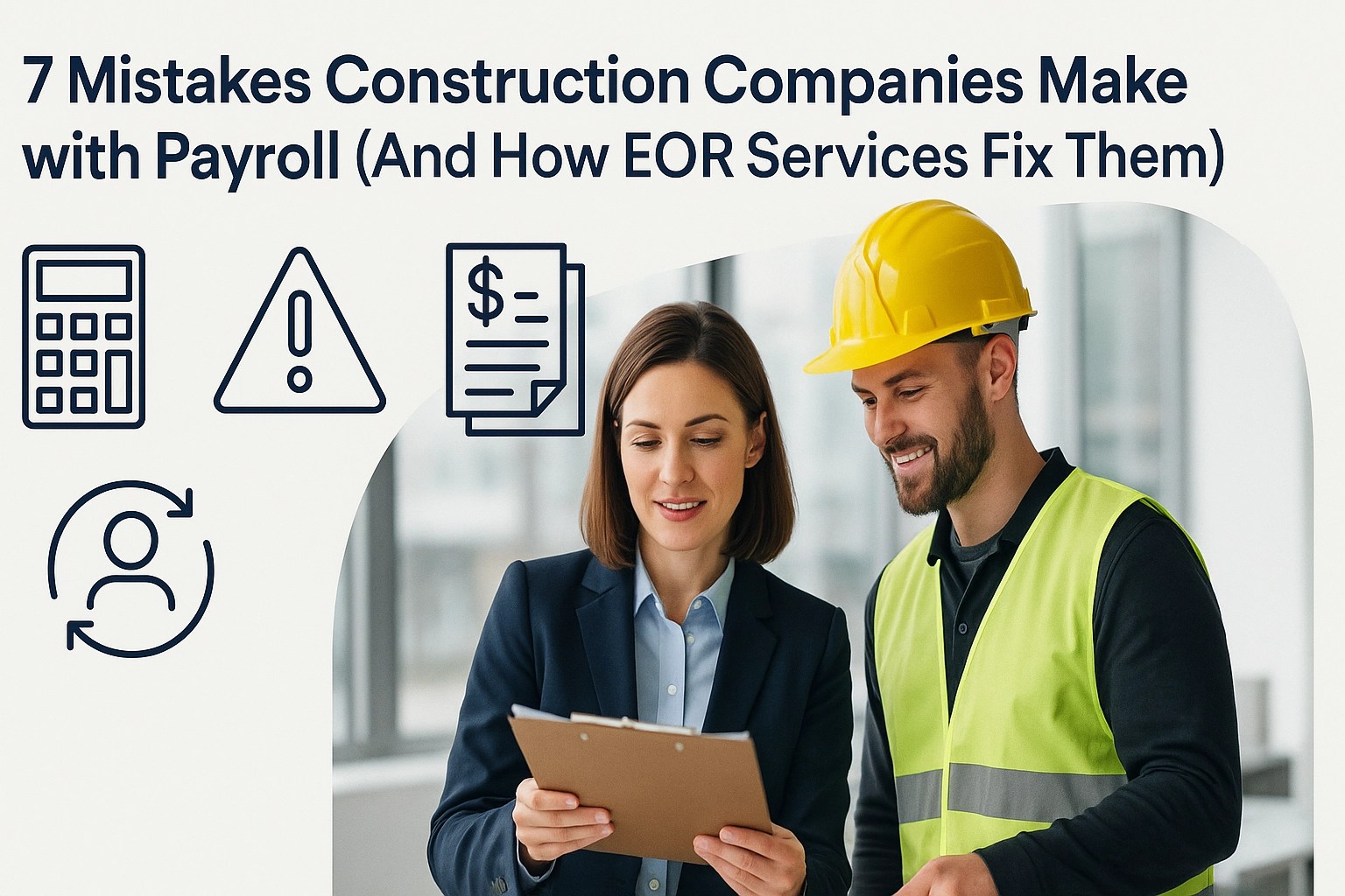 Read more about the article 7 Mistakes Construction Companies Make with Payroll (And How EOR Services Fix Them)