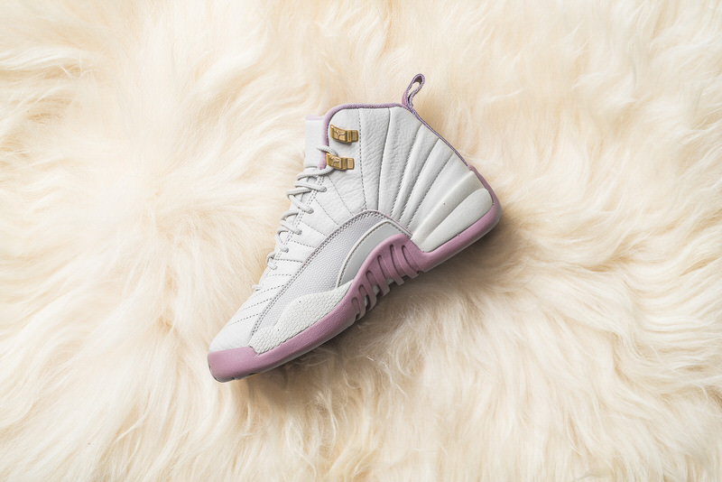 jordan 12 heiress plum fog