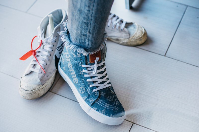 custom vans lv supreme