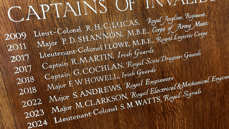 Honours Board Sign Writers, Chelsea Royal Hospital, London
