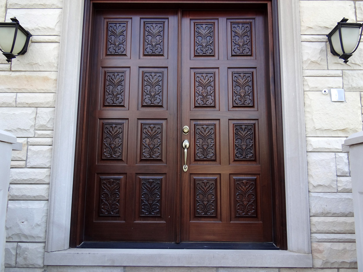 Hand Carved Exterior Doors