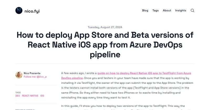 How To Deploy React Native Ios App To Testflight From Azure Devops - Landscape Pattern Collection - Full HD Quality