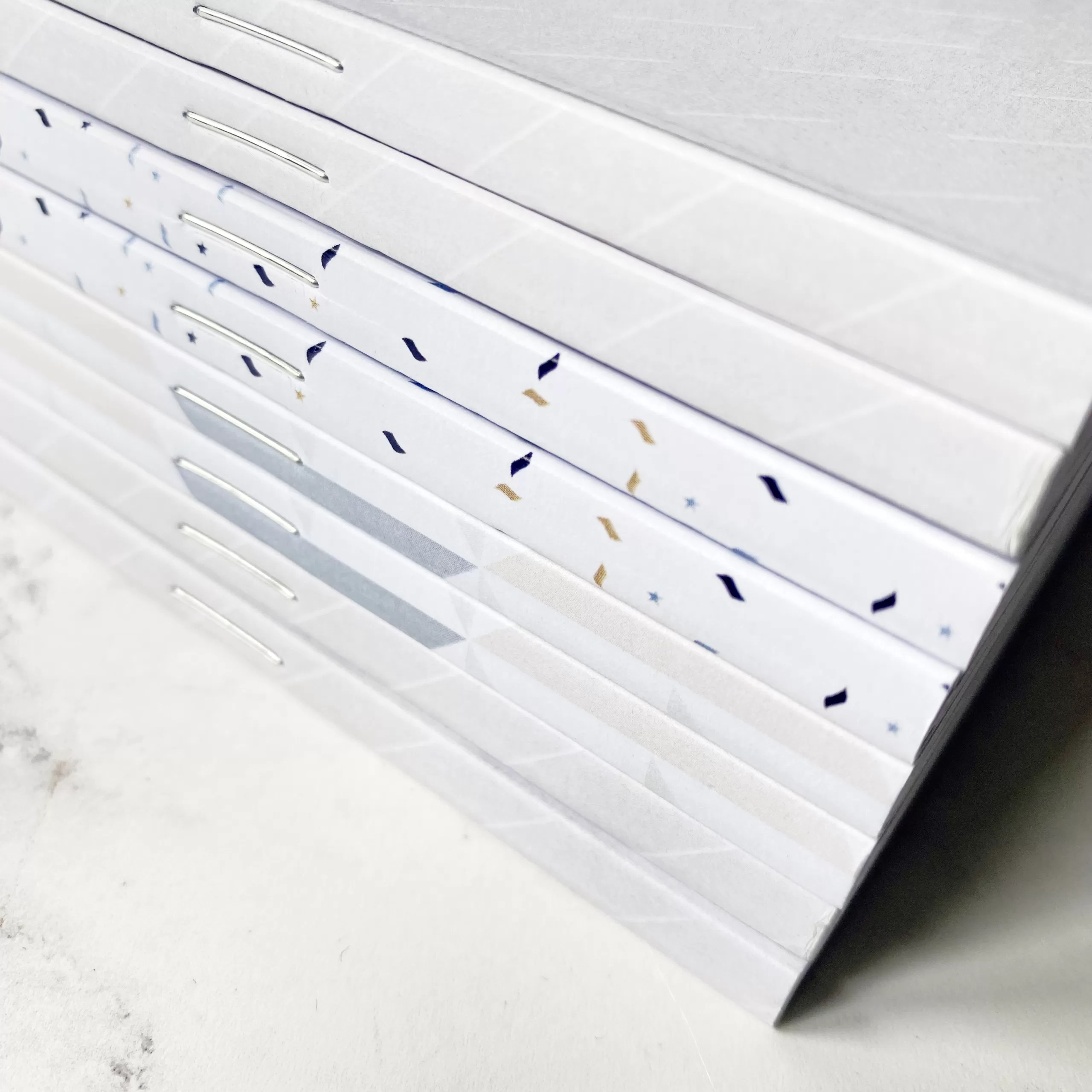 A5 Daily Planner Notebook - Pastel Dashes - Image 10