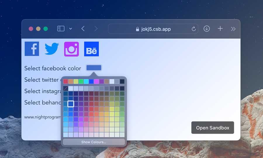 How to change / manipulate an SVG fill color using Vue.js | Example