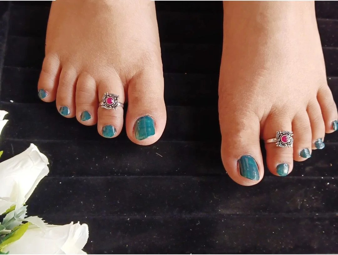 German Silver Toe Ring